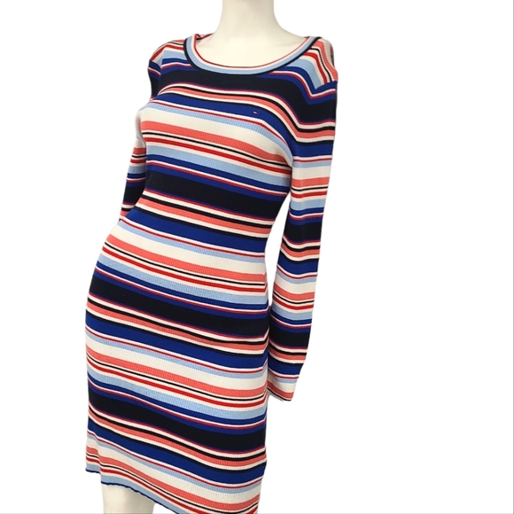 Tommy Hilfiger Striped Knit Dress size Med - Picture 3 of 11
